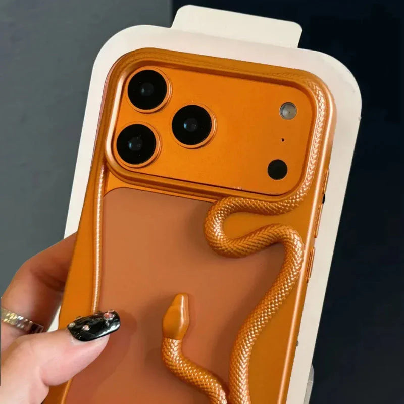 Electroplated Matte Snake Case! 🐍
