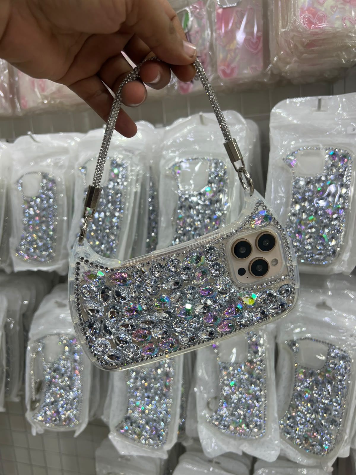 Luxury Crystal Rhinestone Handbag Case (NEW)