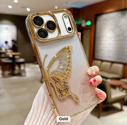 Shimmery Butterfly Glitter Case (Available in 6 colors)