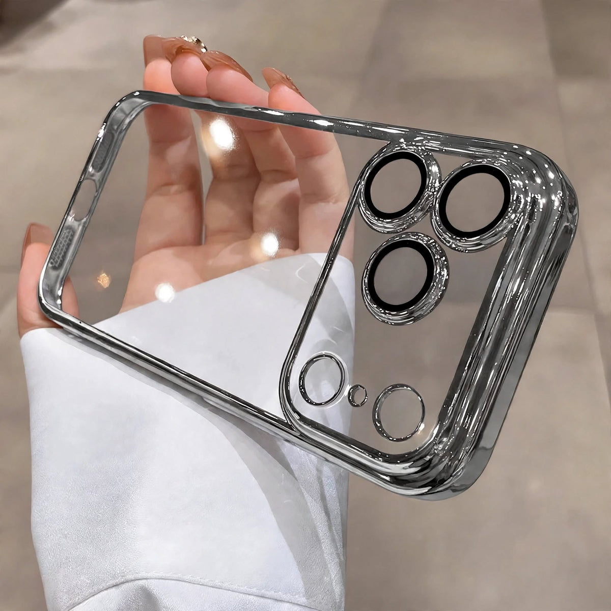Crystal Clear Electroplated Case