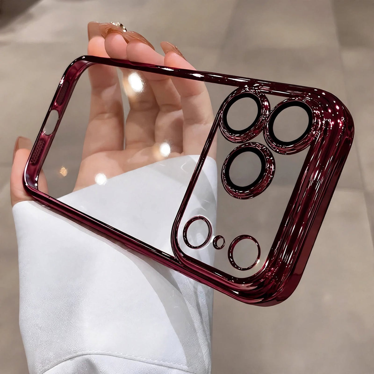 Crystal Clear Electroplated Case