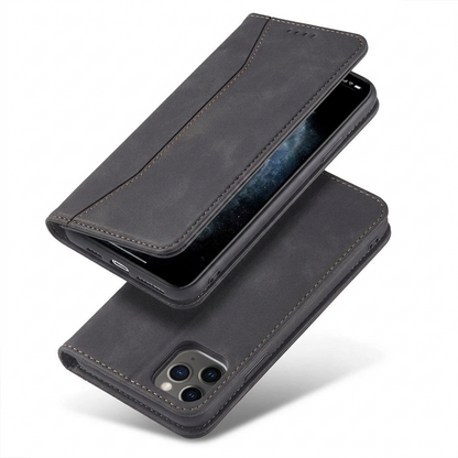 Leather Magnetic Filp Wallet Case (AAA+ Quality)
