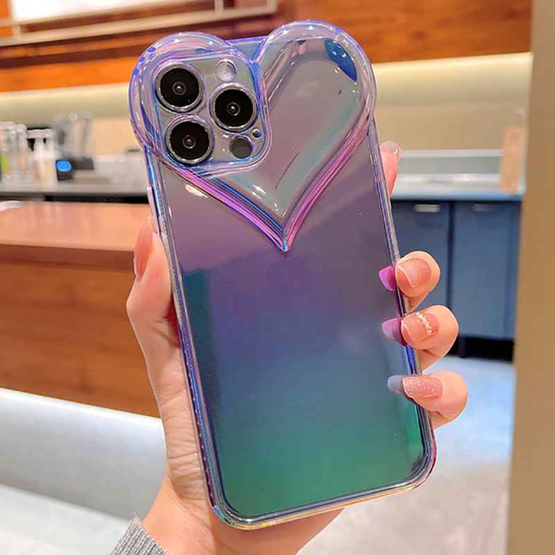 Heart Holographic Case