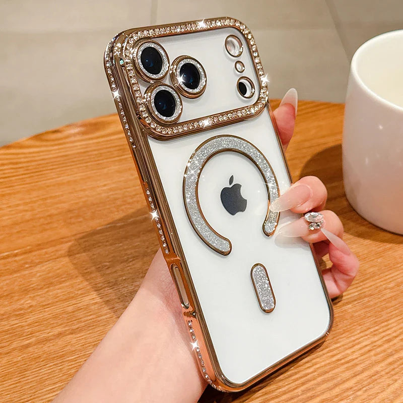 Magsafe Diamond Glitter Lens Case (NEW)