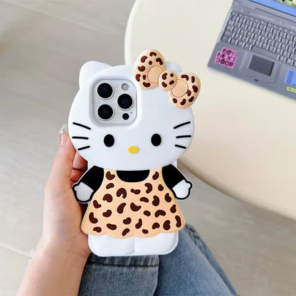 Cute 3D Kitty Bow Case (New)
