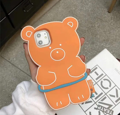 Teddy Bear Case With Keychain