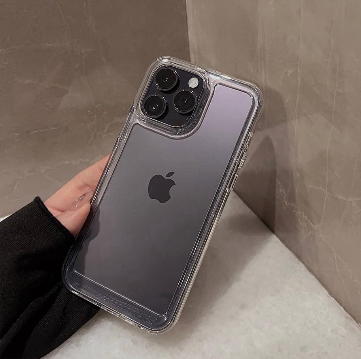 Transparent Iphone Shell Image High Quality AntiShock Thick Material Transparent Case - Best for Prot ...