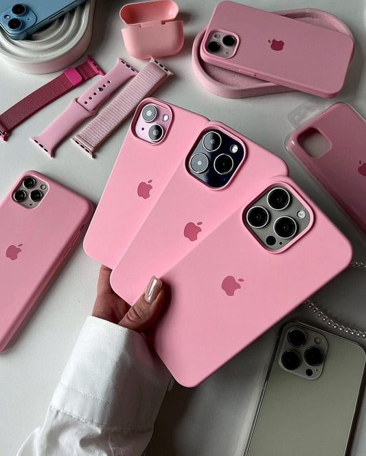 BABY PINK SILICON CASE