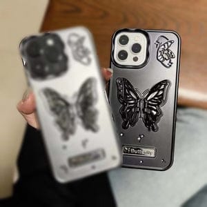 Electroplated Black  Butterfly Stand Case