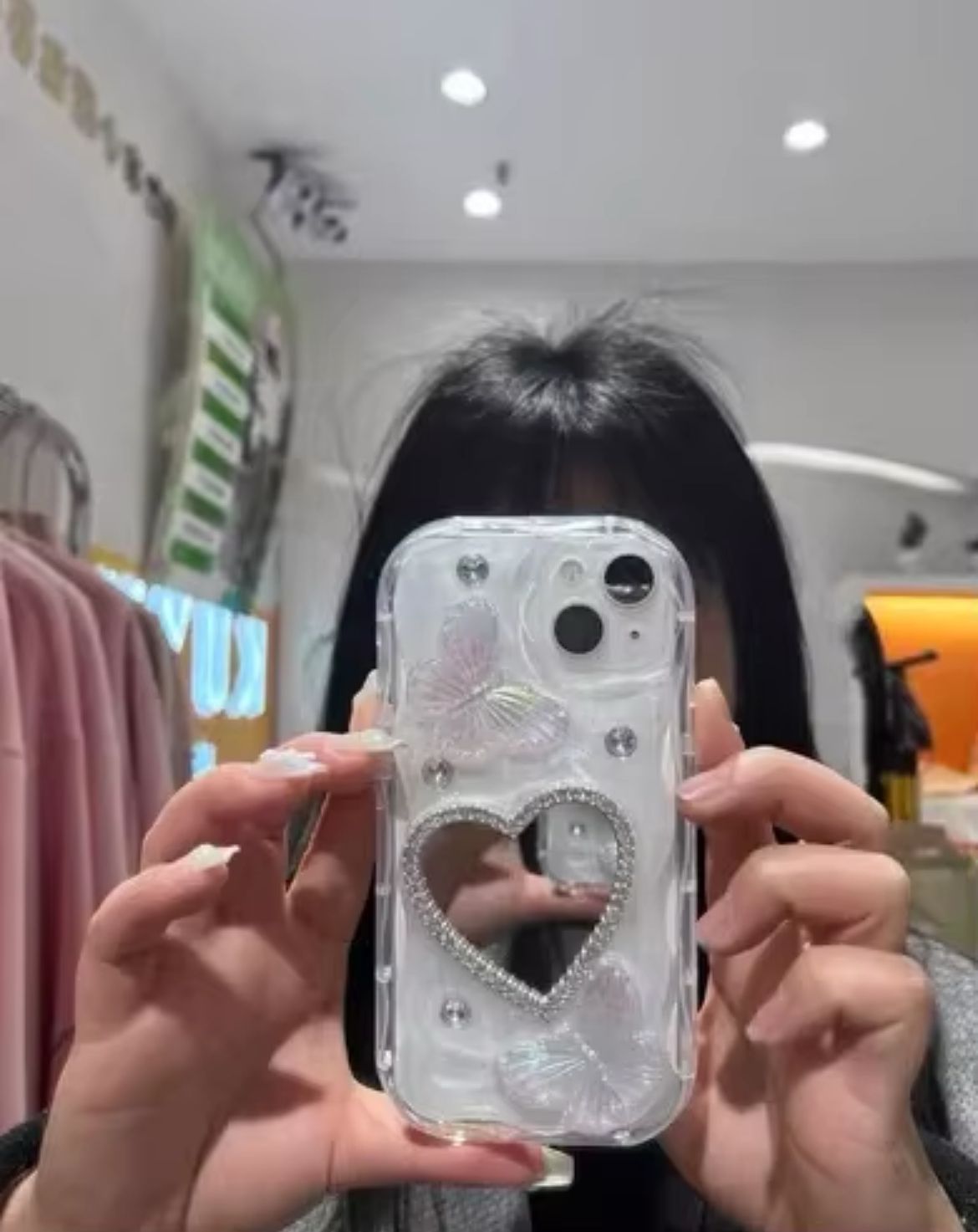 Small Heart Mirror Case (NEW)