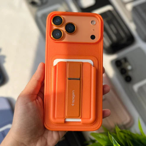 Smart Stand Wallet Case With Kickstand