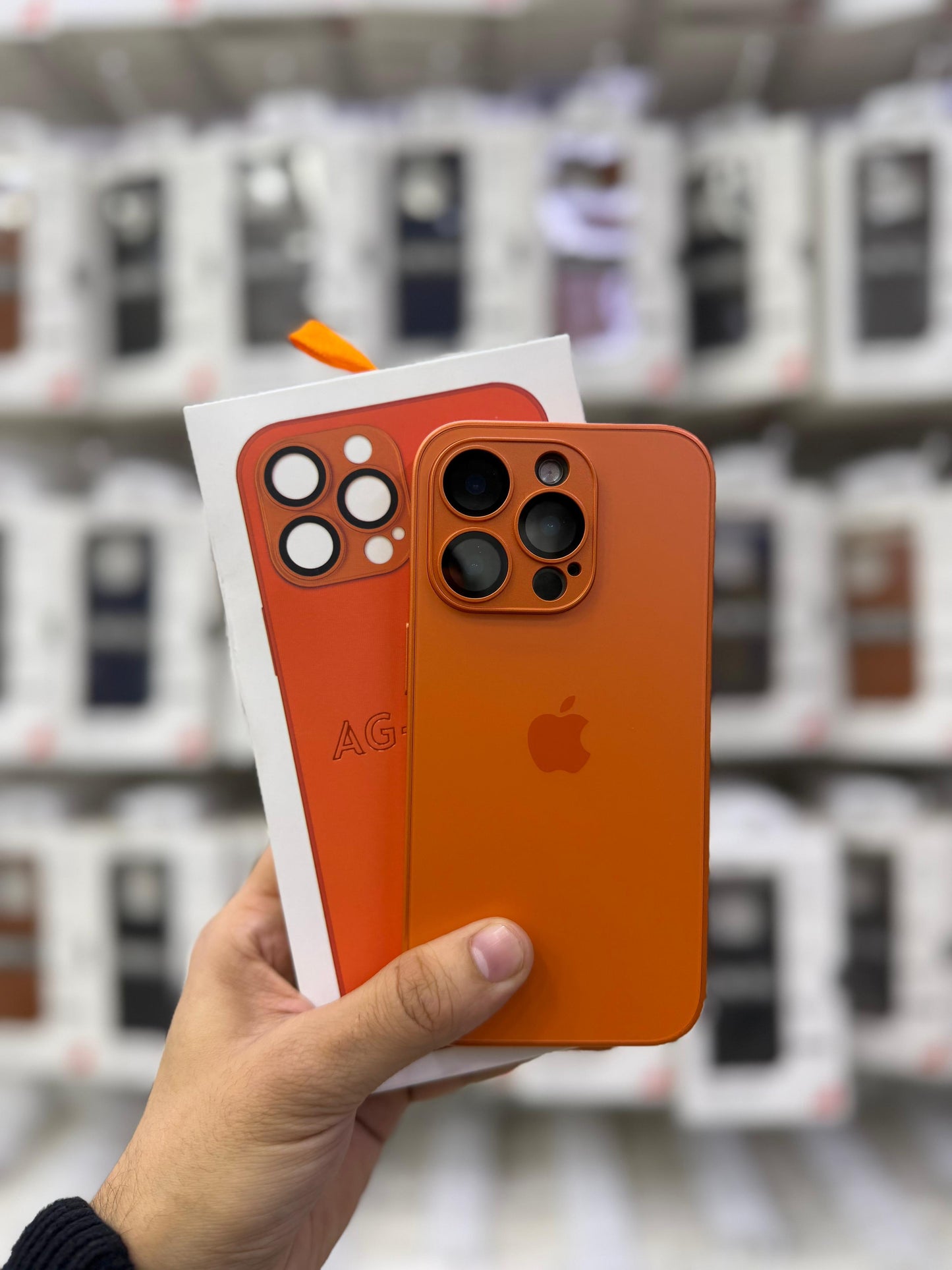 Cosmic Orange AG Premium Glass Case (NEW)