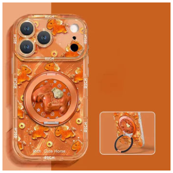 Cute Rich Horse Spiner Case.