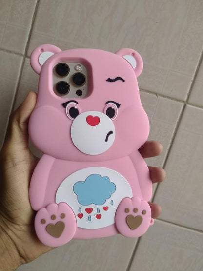 3D Silicone Bear Case