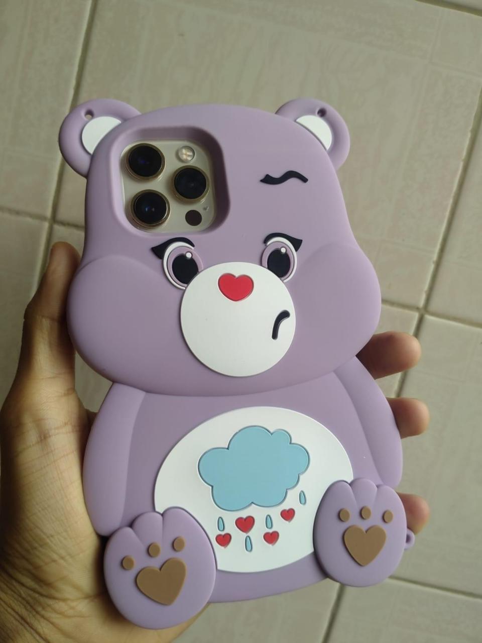 3D Silicone Bear Case