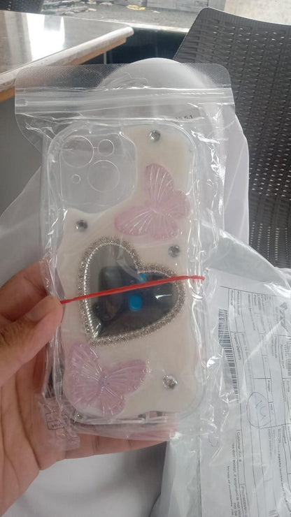 Small Heart Mirror Case (NEW)