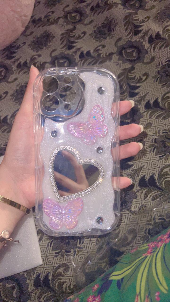 Small Heart Mirror Case (NEW)