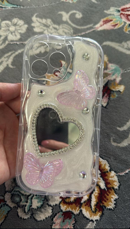 Small Heart Mirror Case (NEW)