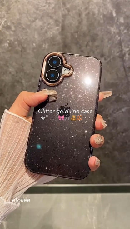 New Black Shimmer Glitter Case (NEW)