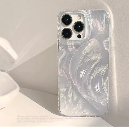 Silver Pattern TPU Case