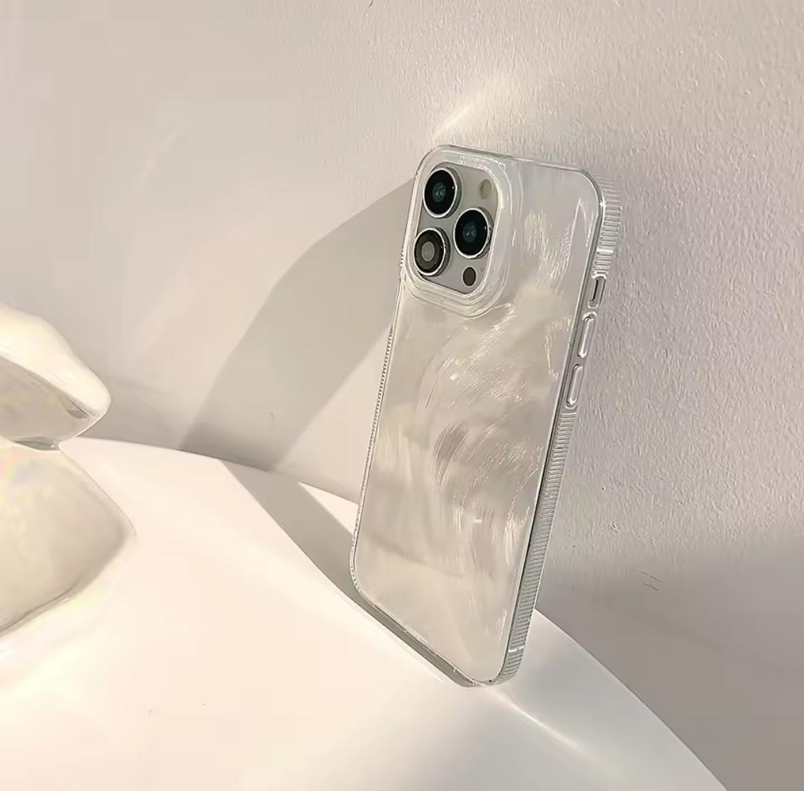 Silver Pattern TPU Case