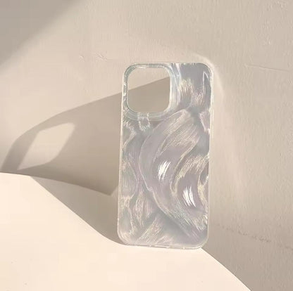 Silver Pattern TPU Case