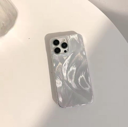 Silver Pattern TPU Case