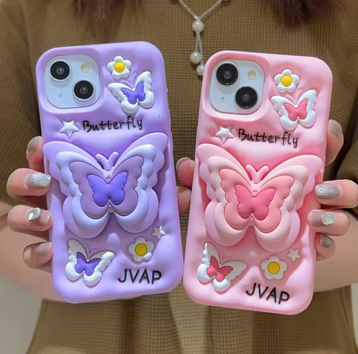 3D Butterfly Case With Holder (NEW)