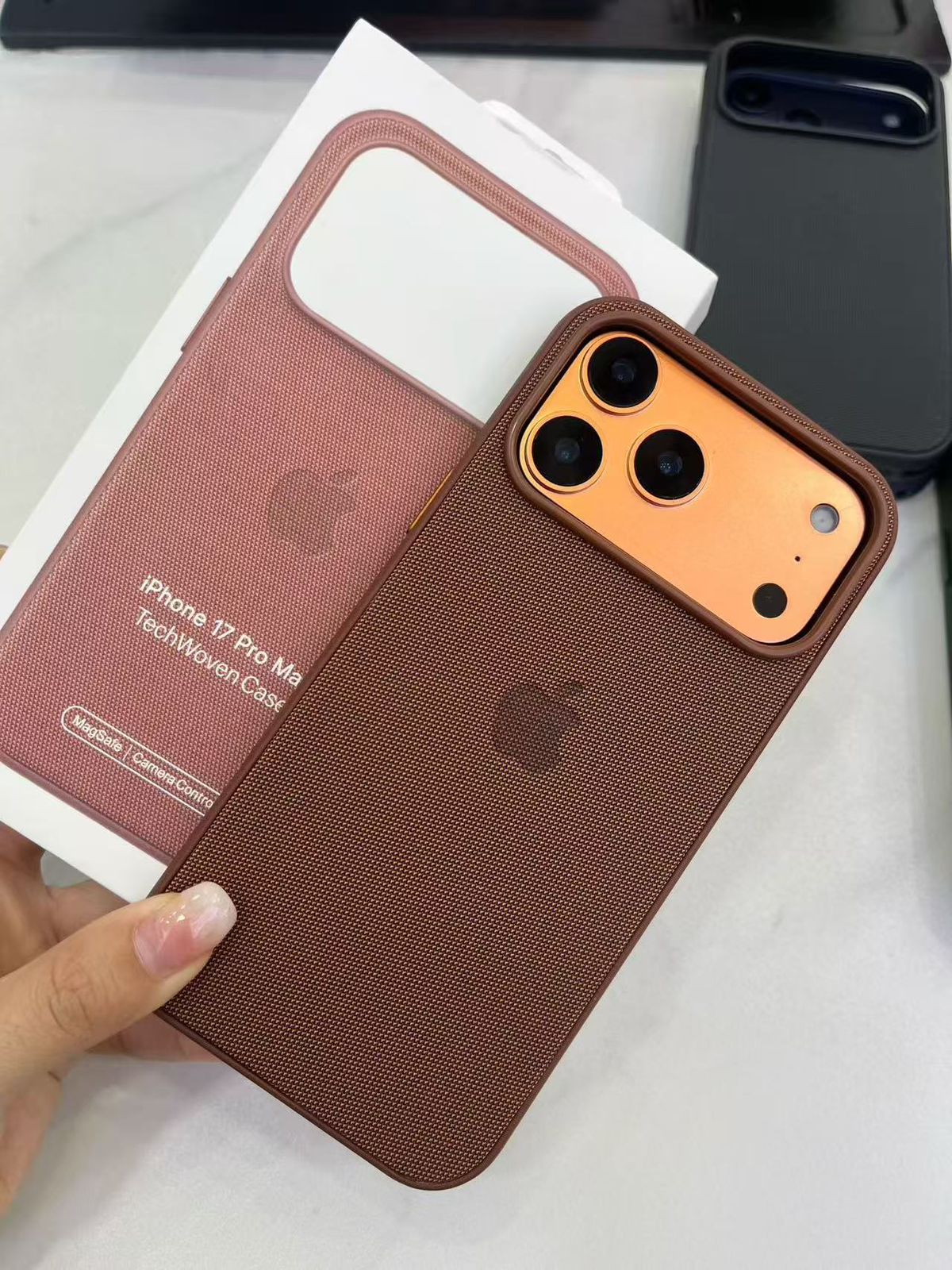 Tech Woven MagSafe Animation Case with Camera Control Button