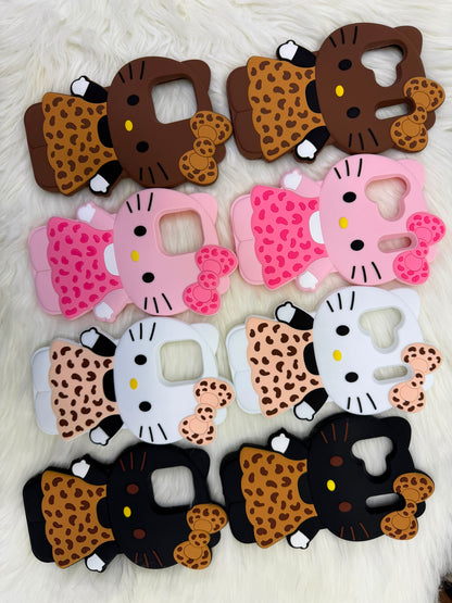 Cute 3D Kitty Bow Case (New)