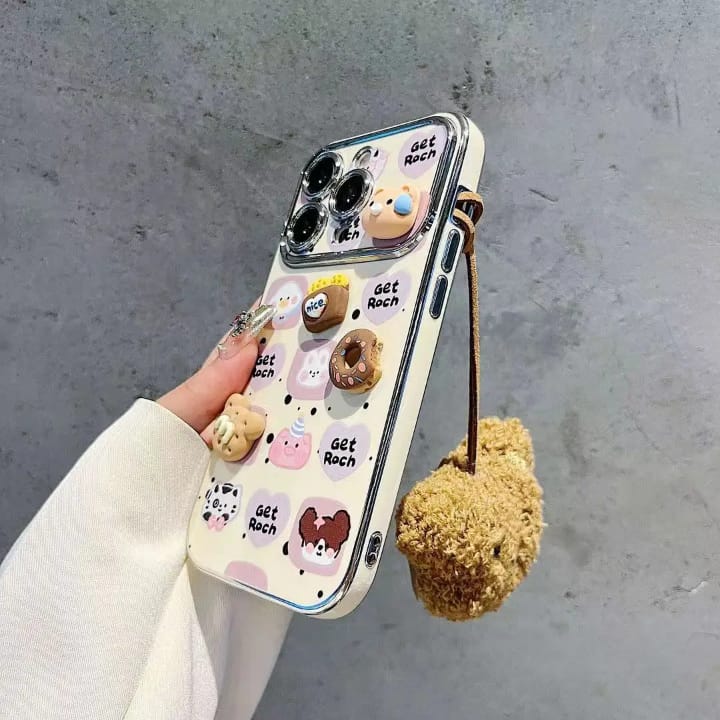 Electroplated Bear Furball Case (NEW)