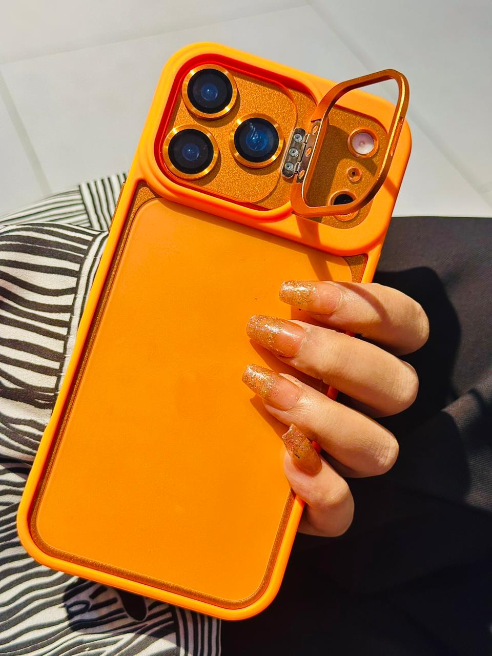 Bracket Stand Case With Camera Protection Lens