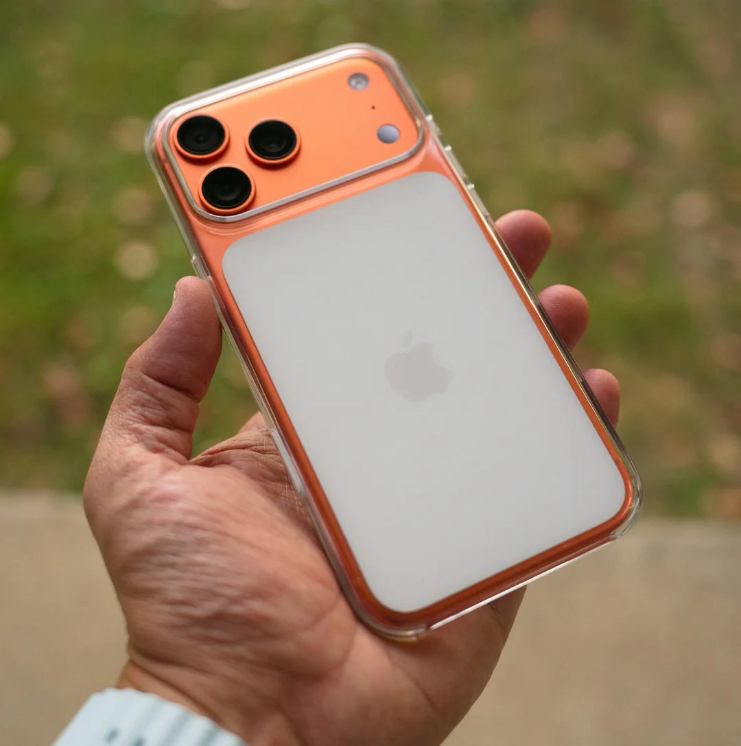 Apple White IC Case with Button and Animation 🔥