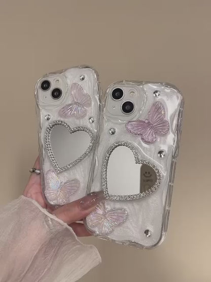 Small Heart Mirror Case (NEW)