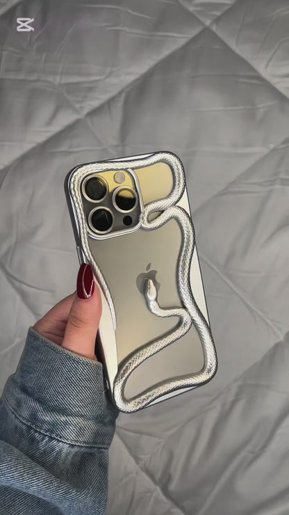 Electroplated Snake iPhone Case 🐍 (NEW)