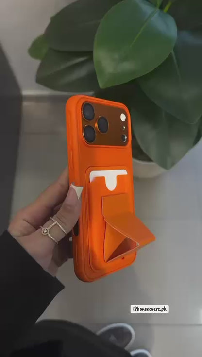 Smart Stand Wallet Case With Kickstand