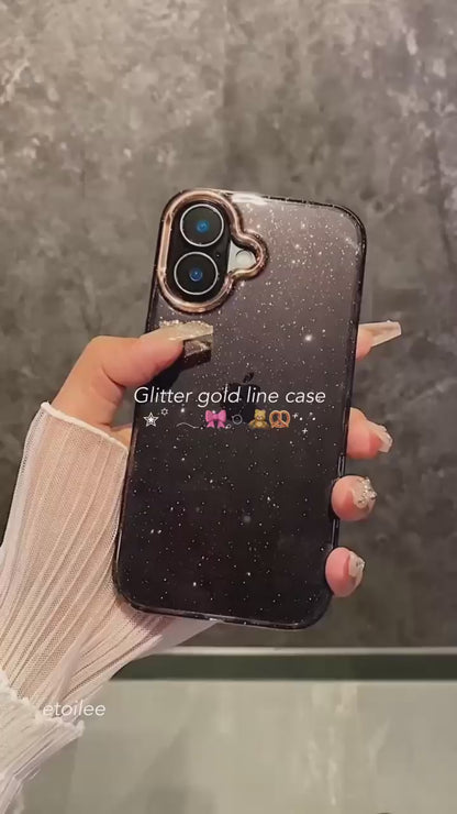 New Black Shimmer Glitter Case (NEW)