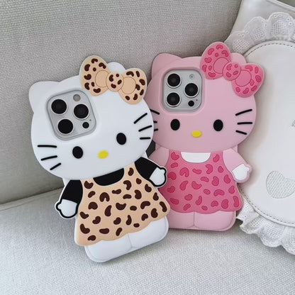 Cute 3D Kitty Bow Case (New)