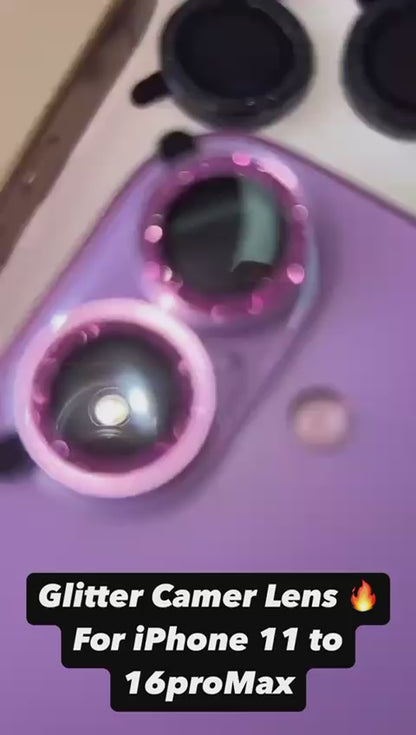 Glitter Camera Lens