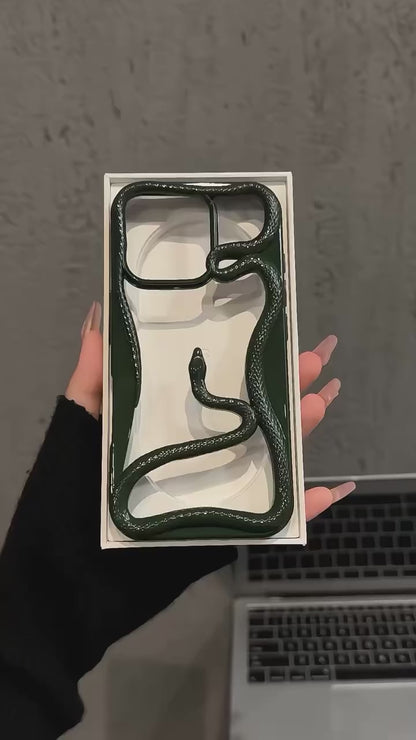 Electroplated Snake iPhone Case 🐍 (NEW)