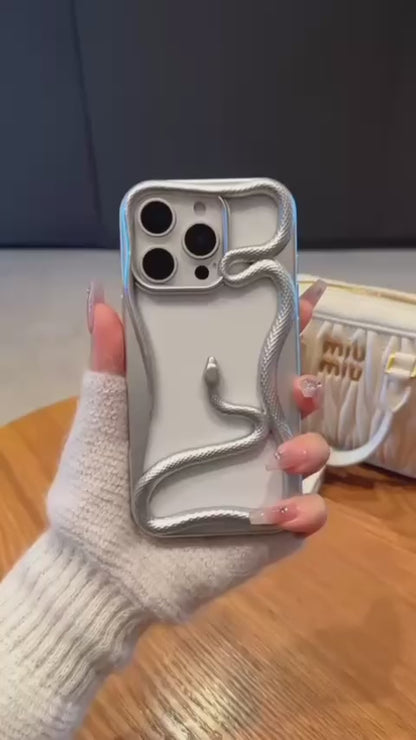 Electroplated Snake iPhone Case 🐍 (NEW)