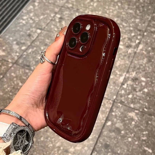 New Puff Burgundy iPhone Case